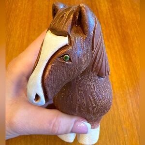 VTG Artesania Rinconada Clydesdale Horse Ceramic HandCrafted